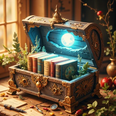 Moonlit Journal Box