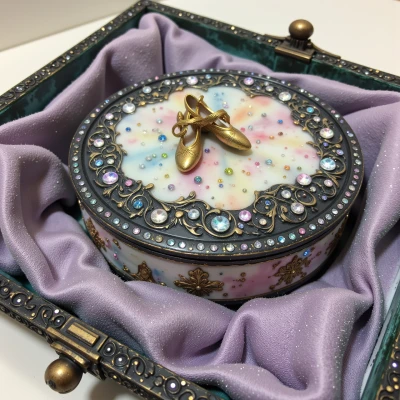 Vintage Chic Music Box