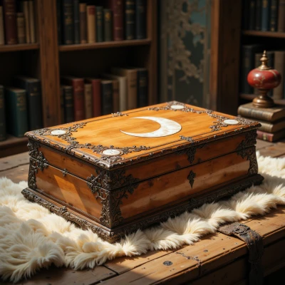 Moonlit Manuscript Box