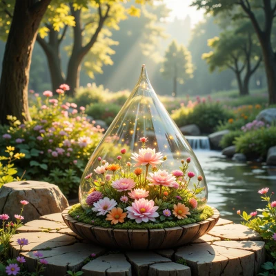 Blooming Petal Terrarium