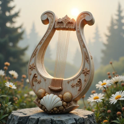 Moonlit Serenade Lyre