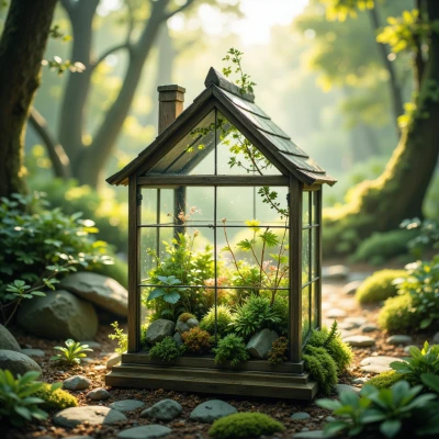 Petite Greenhouse Terrarium