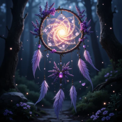 Moonlit Dreamcatcher