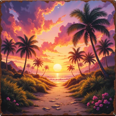 Trailblazer's Sunset Journal