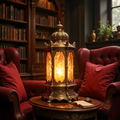 Luminous Literary Lantern