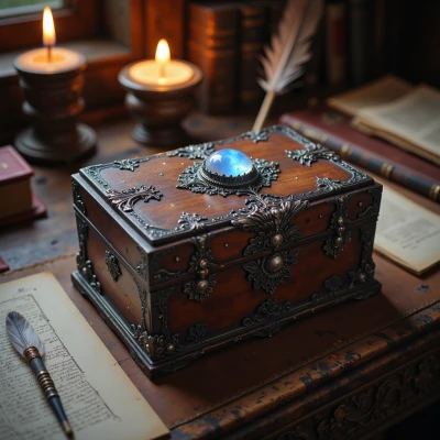 Moonlit Weaver's Box