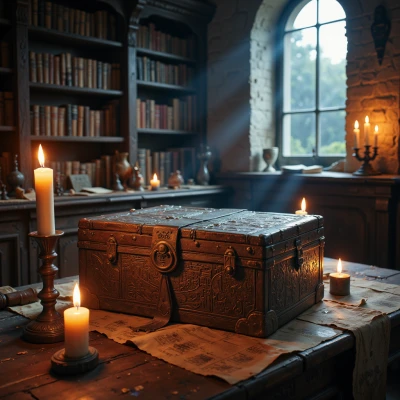 Moonlit Manuscript Box