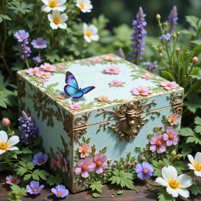 Petite Petal Wreath Box