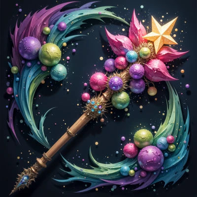 Vibrant Pixie Wand