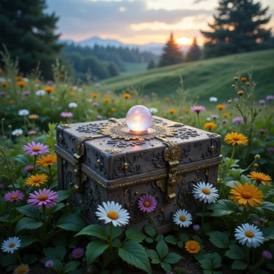 Moonlit Petal Box