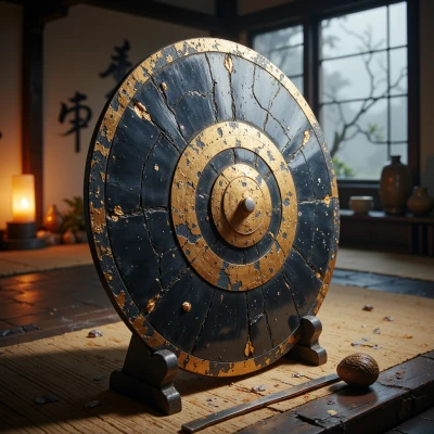 Kintsugi Warrior Shield