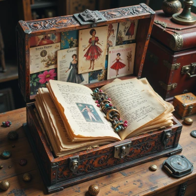 Thrifted Time Capsule Box