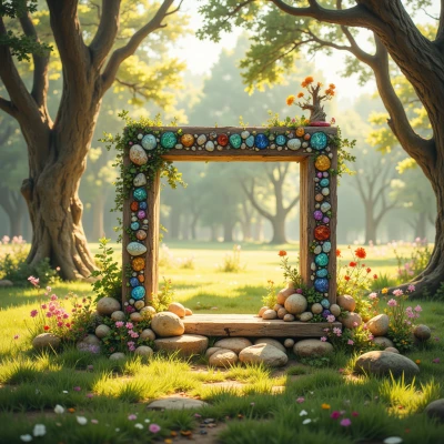 Meadow Mosaic Mirror