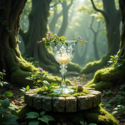 Luminous Leaf Chalice