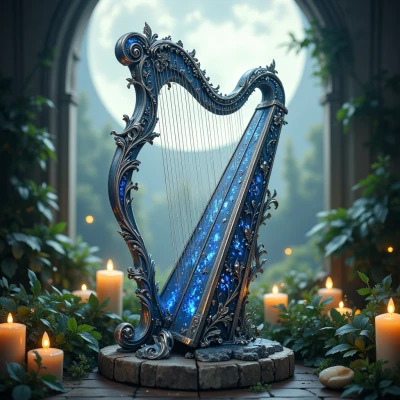 Moonlit Harp