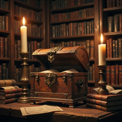 Moonlit Manuscript Box