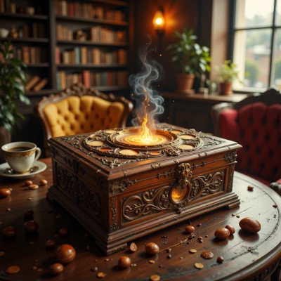 Moonlit Manuscript Box