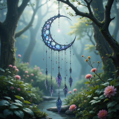 Moonlit Dreamcatcher