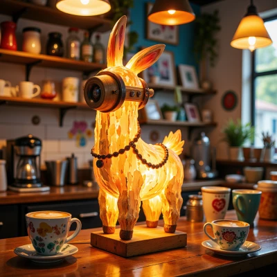 Laughing Llama Lamp