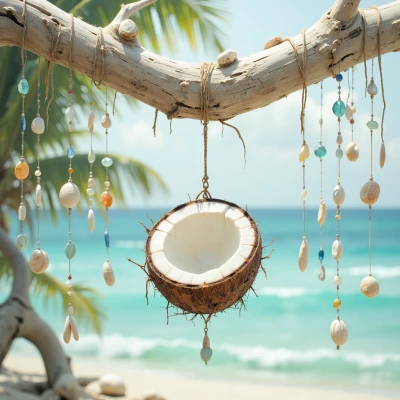 Coconut Shell Wind Chime