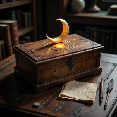 Moonlit Manuscript Box