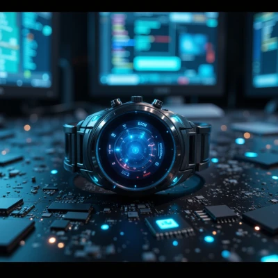Cyberpunk Tactician's Watch