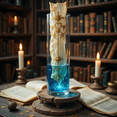 Moonlit Wisdom Scroll