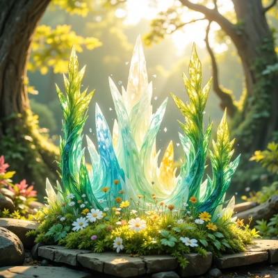 Luminous Meadow Sculpture