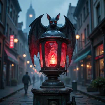 Bat-Signal Lantern