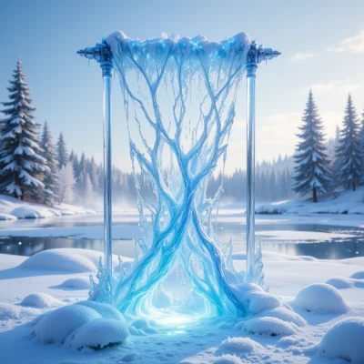 Frosted Lyric Scroll