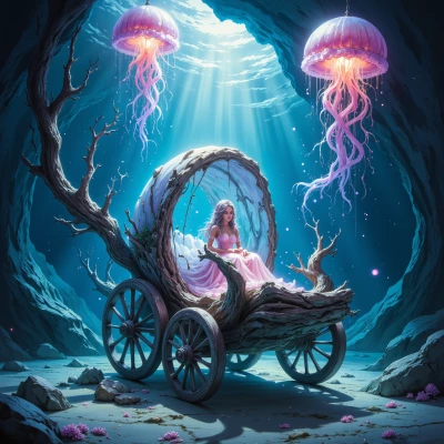 Moonlit Shell Chariot