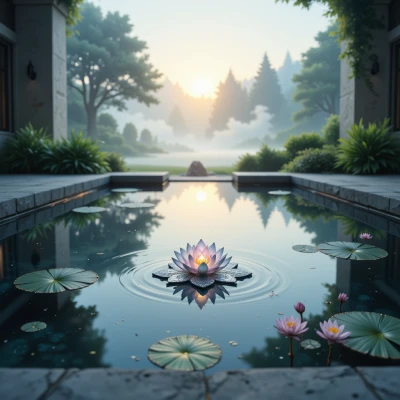 Luminous Lotus Necklace