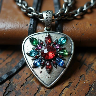 Riff Riot Guitar Pick Necklace