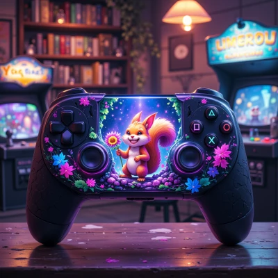 Squirrelicious Custom Controller Skin