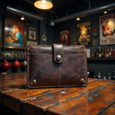 Grainy Leather Wallet