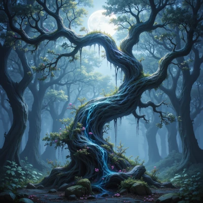 Moonlit Enchanted Quill