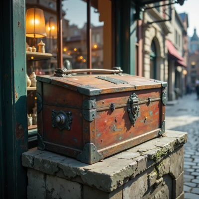 River Stone Memory Box