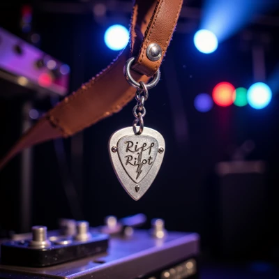 Riff Riot Guitar Pick Necklace