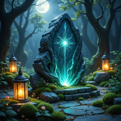 Luminous Reflection Stone