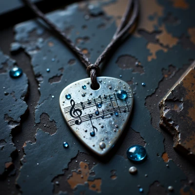 Riff Revival Guitar Pick Necklace