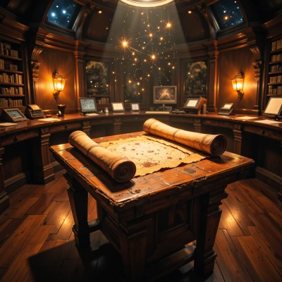 Stellar Atlas Scroll