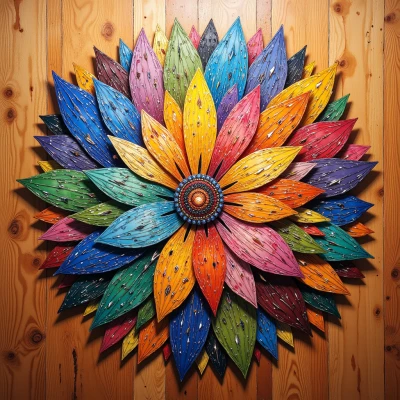 Guitar String Mosaic