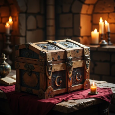 Moonlit Scriptorium Box