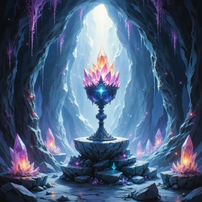 Stellar Selenite Chalice