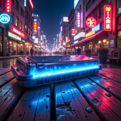 Galactic Buzzing Harmonica