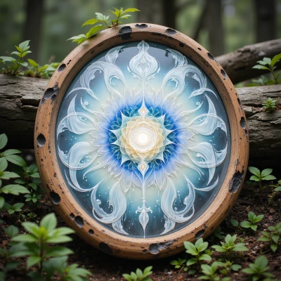Moonlit Mandala Mirror