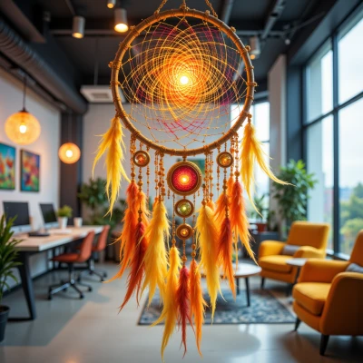 Saffron Dreamcatcher