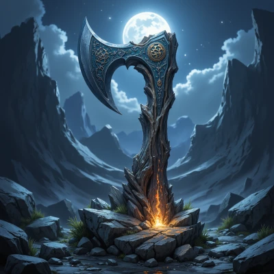 Moonlit Ancestor's Axe