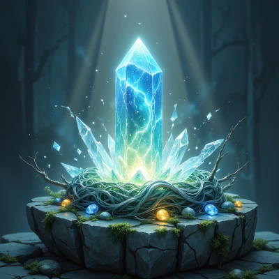 Moonlit Healing Crystal