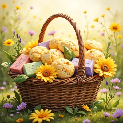 Sunflower Scone Gift Basket